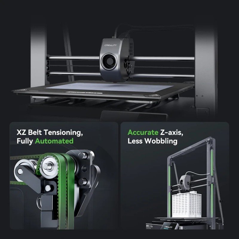 Creality Ender-3 V3 Plus 3D Printer Machine Large 300x300x330mm Build Volume, 600mm/s Speed, Dual YAxis Motors
