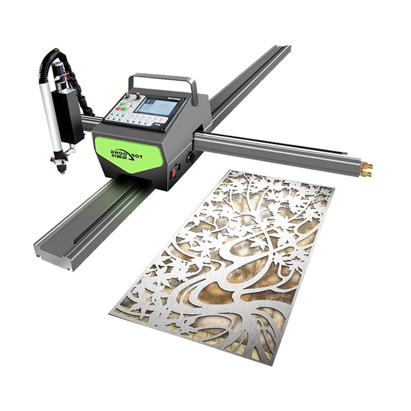 Nesting MIN CNC Plasma Cutting Machine Built in Shapes Library Metal Art Craft Water Chiller Gas Gauge Torch Height Control