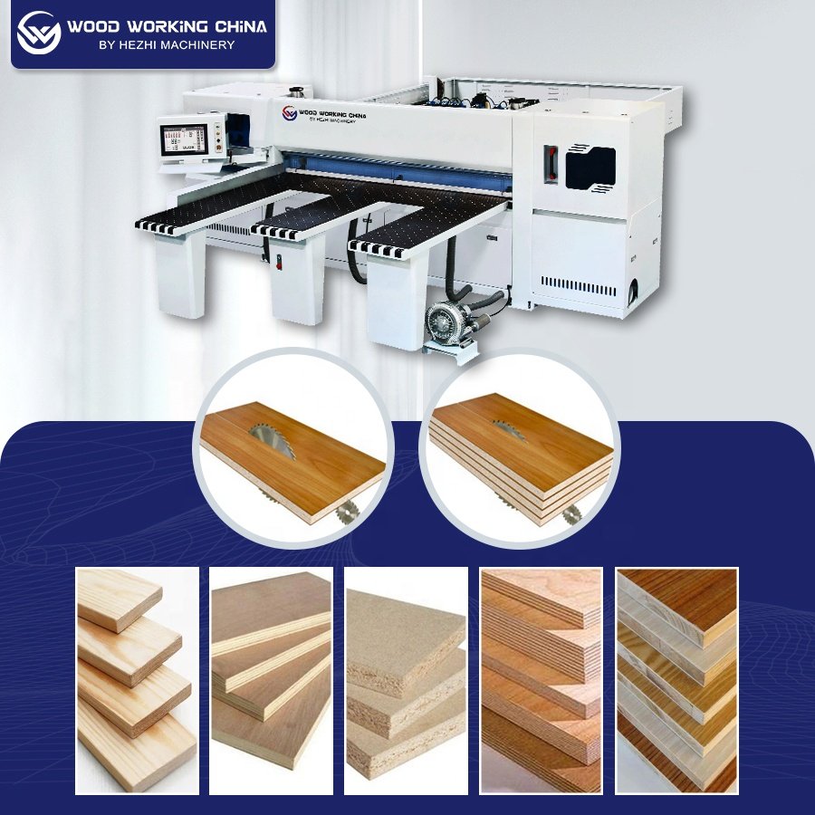 Precision Cheap Price Wood Cutting Sliding Table Auto CNC Beam Panel Saw Machine
