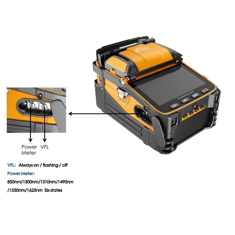 AI-5 AI-6C AI-8C AI-10A AI-20 Wolck Fiber Optic Equipment Splicing Machine Signal Fire AI-9 Fusion Splicer
