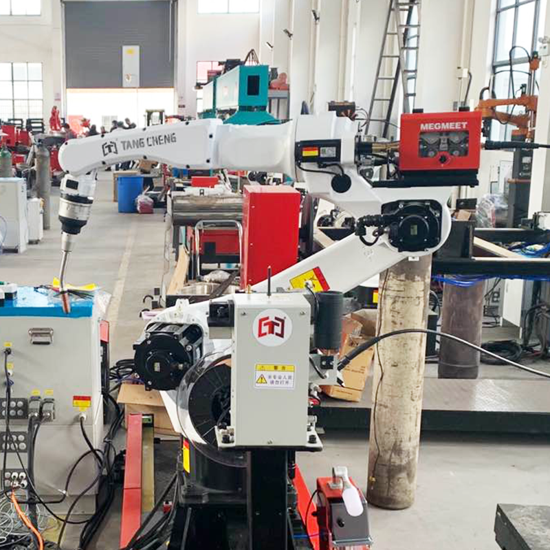 High Quality Semi Trailer Side Wall Semi Auto Welding Corrugated Plate Welding Machine