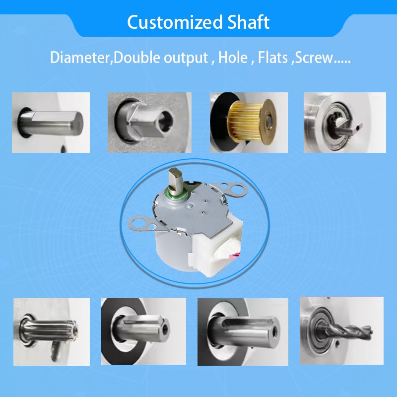 3V 5V 6V 7V 24V 10mm 15mm 20mm 35mm 42mm High Torque Micro DC Step Motor Mini PMSM Stepper Motor Electric Curtain Motor