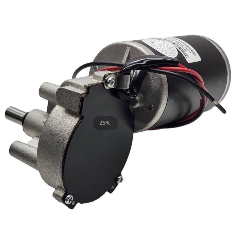Manufacturer's 12V 24V DC Motor 90rpm 12Nm Car Wiper Seat Massage Worm Gear Engine Permanent Magnet Quality Vehicle Grade Motor