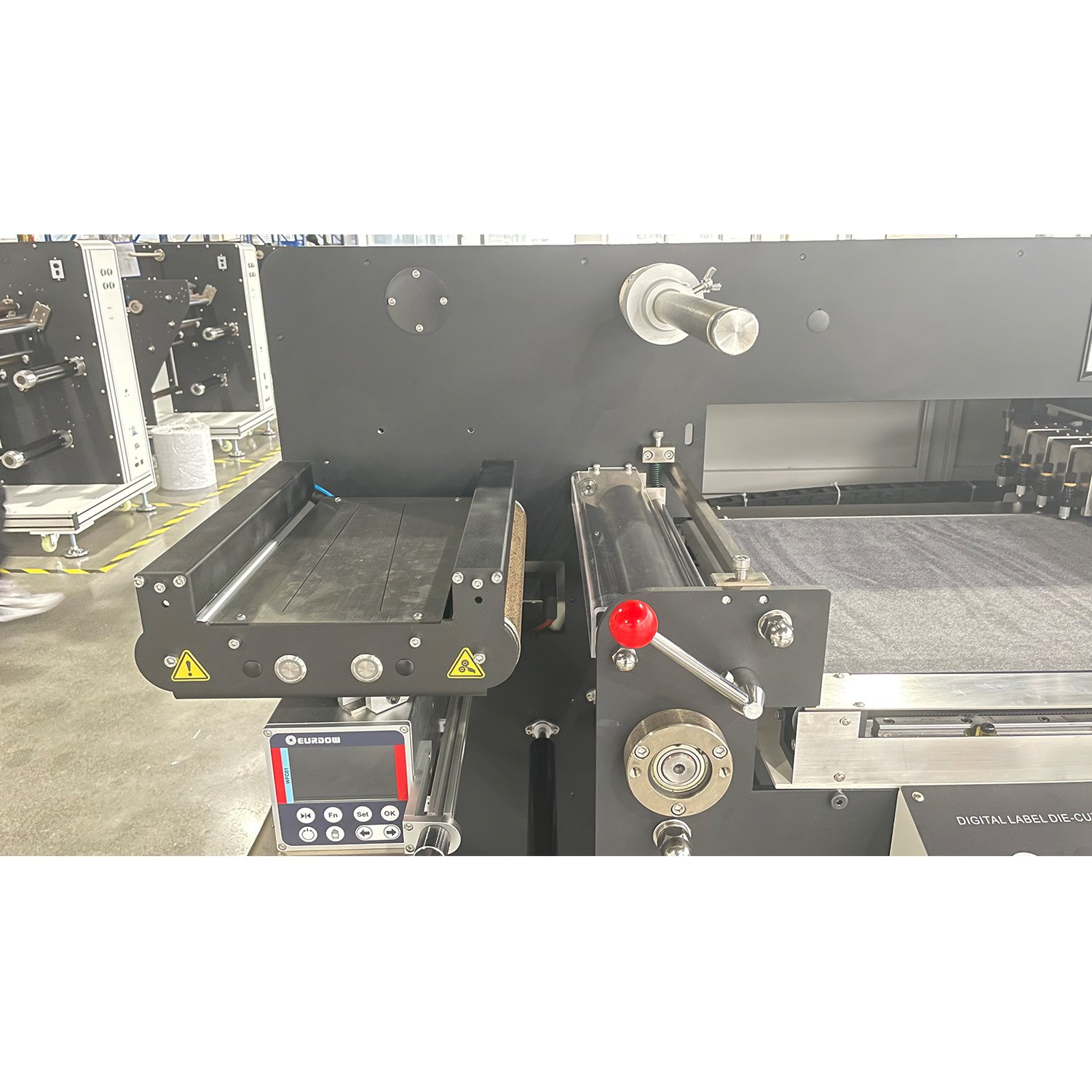 Automatic Digital Adhesive Sticker Label Dominator Die Cut Machines Slitter Rewinder Barcode Laser Label Die Cutting Machine