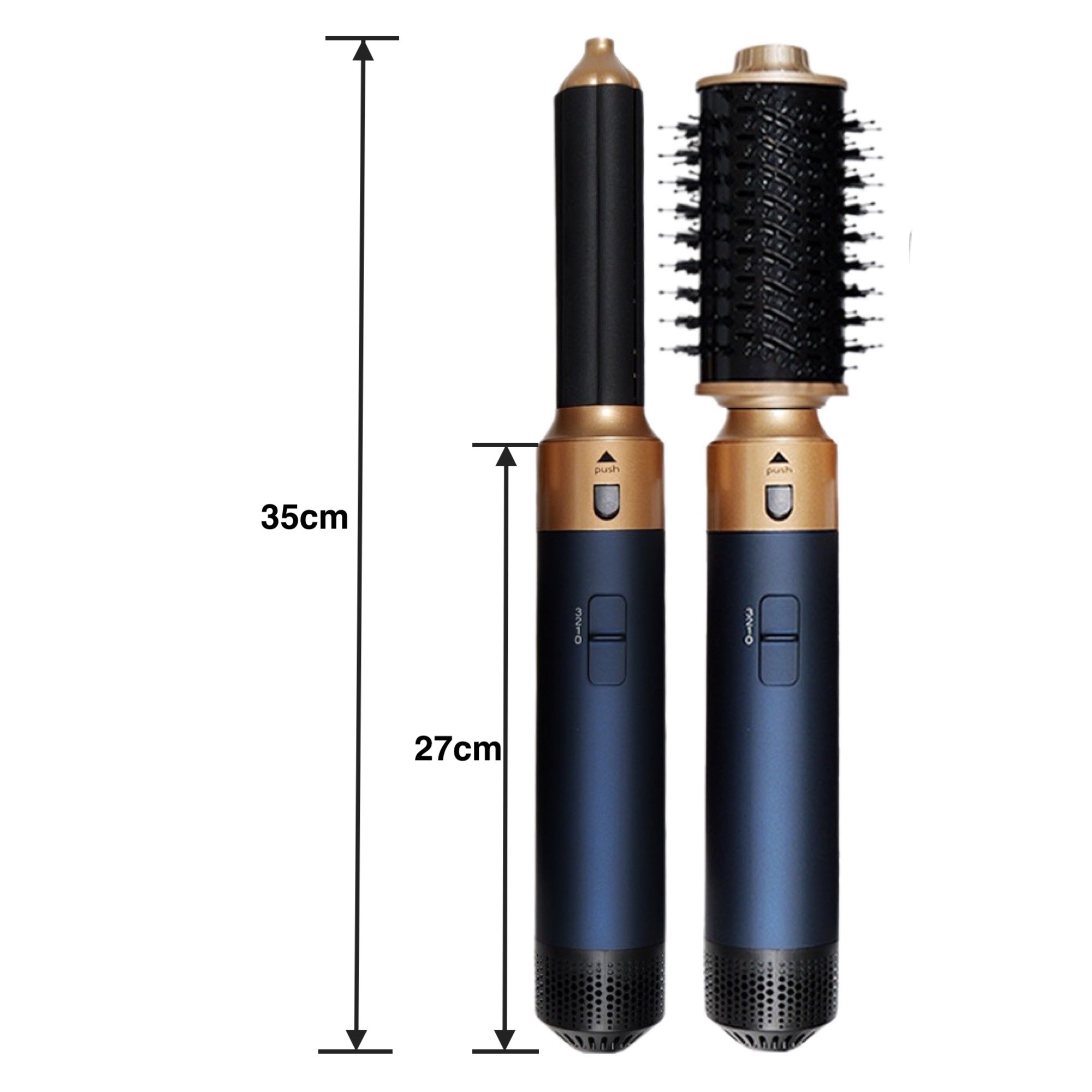 Professional Rotating Air Wrap Hair Curling Iron Gift Set 6 in 1 Hair Dryer Hair Curler Brush Comb Straightener Multi Styler