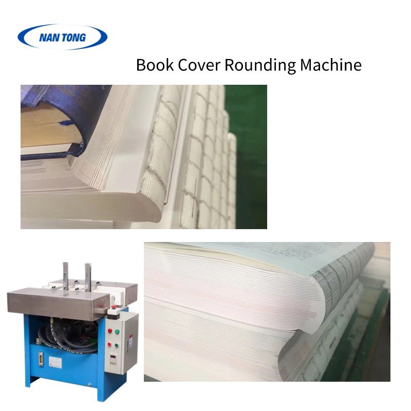 Semi-Auto Book Block Rounding and Backing Machine Hardcover Book Block Forming Round Ridge Back Shaping Machine