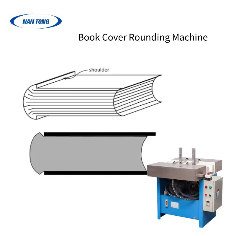 Semi-Auto Book Block Rounding and Backing Machine Hardcover Book Block Forming Round Ridge Back Shaping Machine