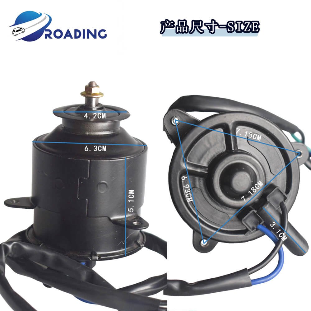 Radiator Cooling Fan Motor for Car Motor Fan for Mitsubishi Saga Lancer Proton Wira 262500-0111 MB845078 NYF1026-A