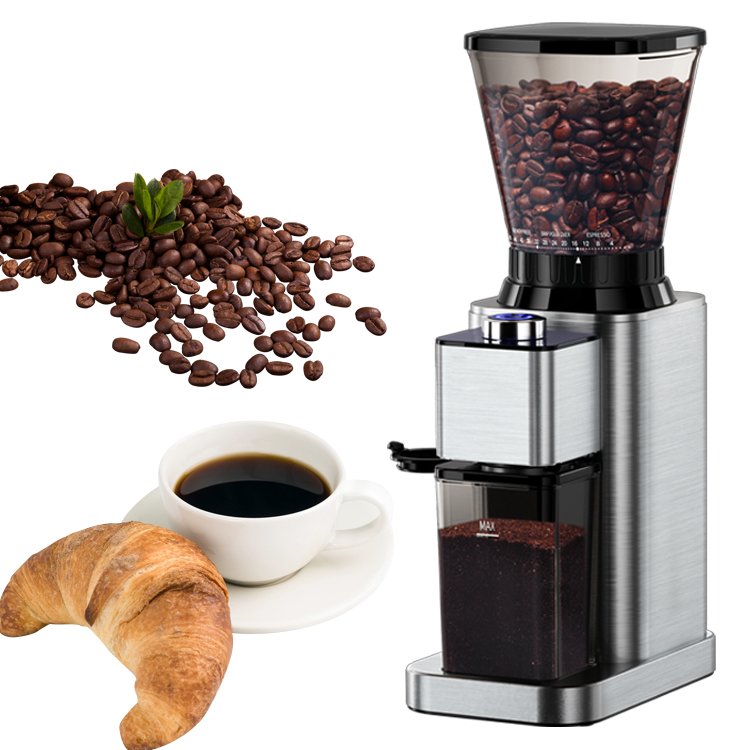 Dc Motor Super Fine Set 304 for Sale Premium Luxury With Coarseness Settings Coffee Bean Grinder
