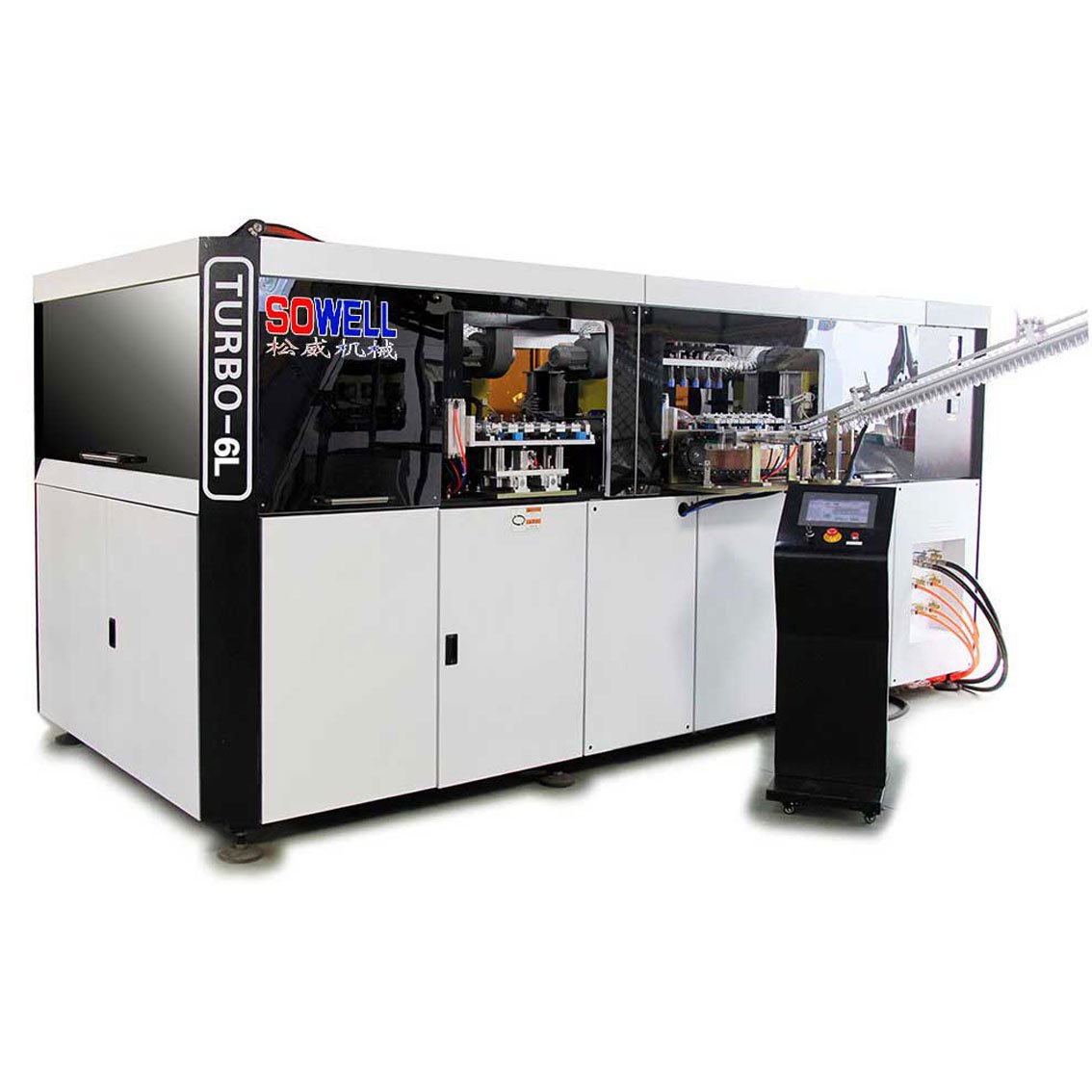 TURBO6-2L Full Automatic PET Plastic Bottle Maker Blow Molding Machine