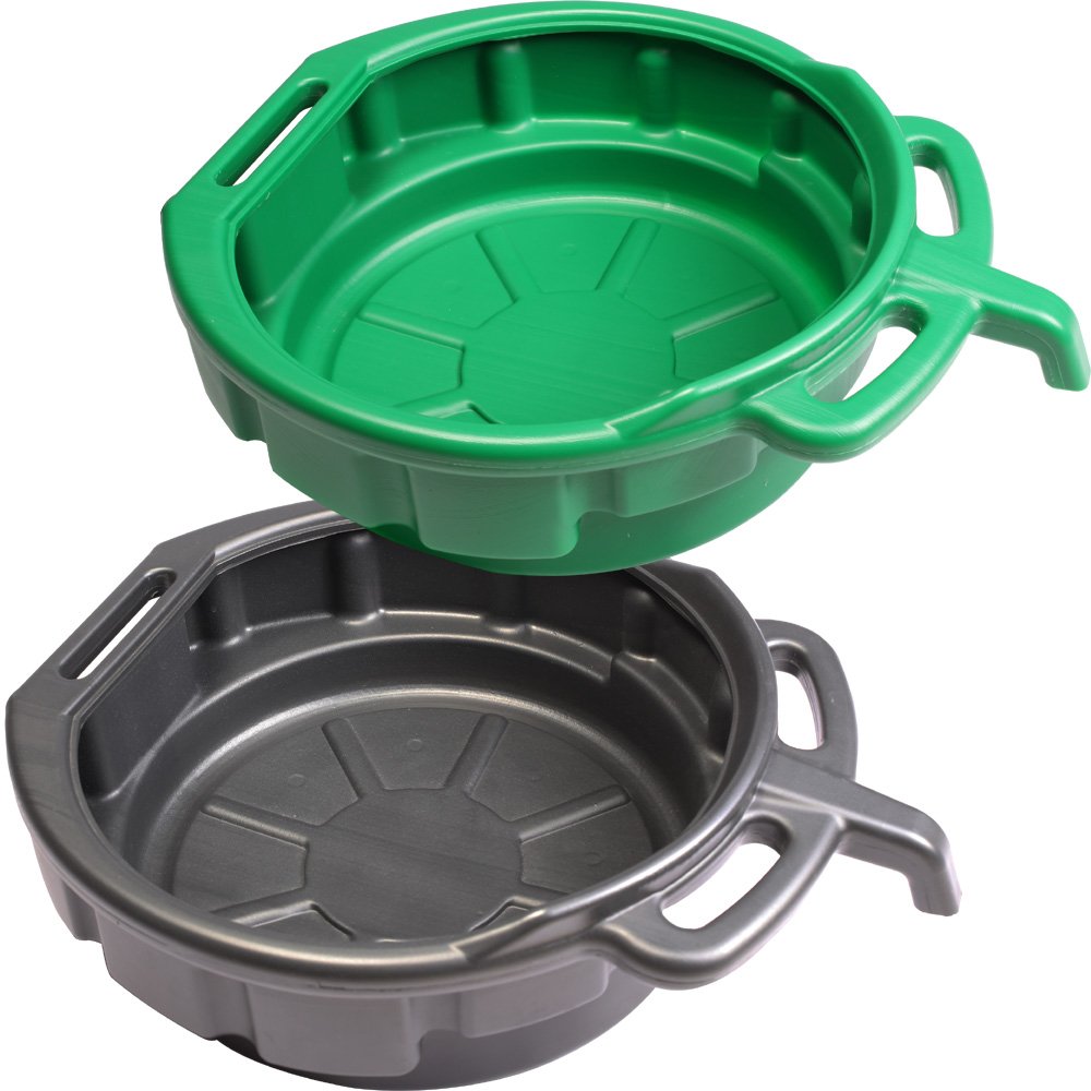 Vehicle Tools Auto Repair Plastic Oil Collecting Pan 15 Litre Fluid Collection Container