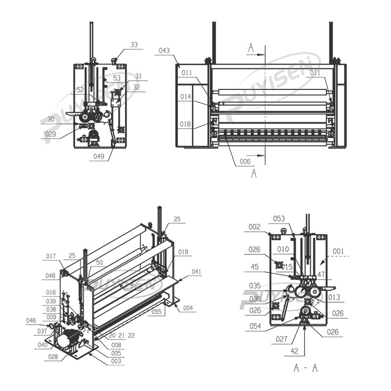 PYS Cutting Slitting Machine Auto Woven Slitting Machine Touch Screen for Slitting Rollslitting Machine Conveyor Belt