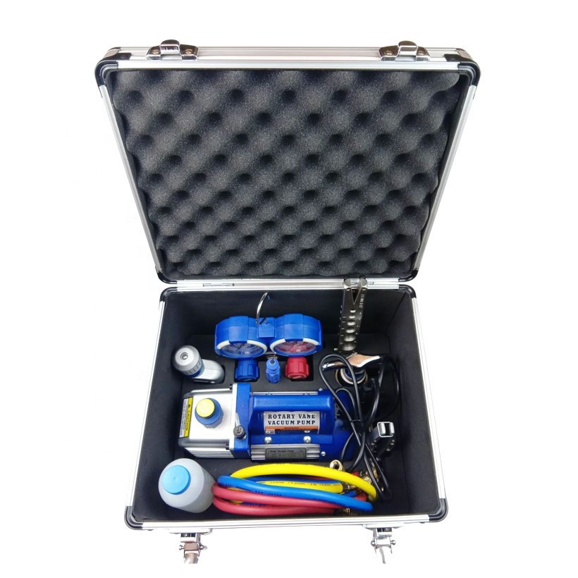 R32 Series Vacuum Pump Manifold Gauge Tube Expander Multifunctional Refrigeration Tools Kit FT-8B Air Conditioner Service Tools