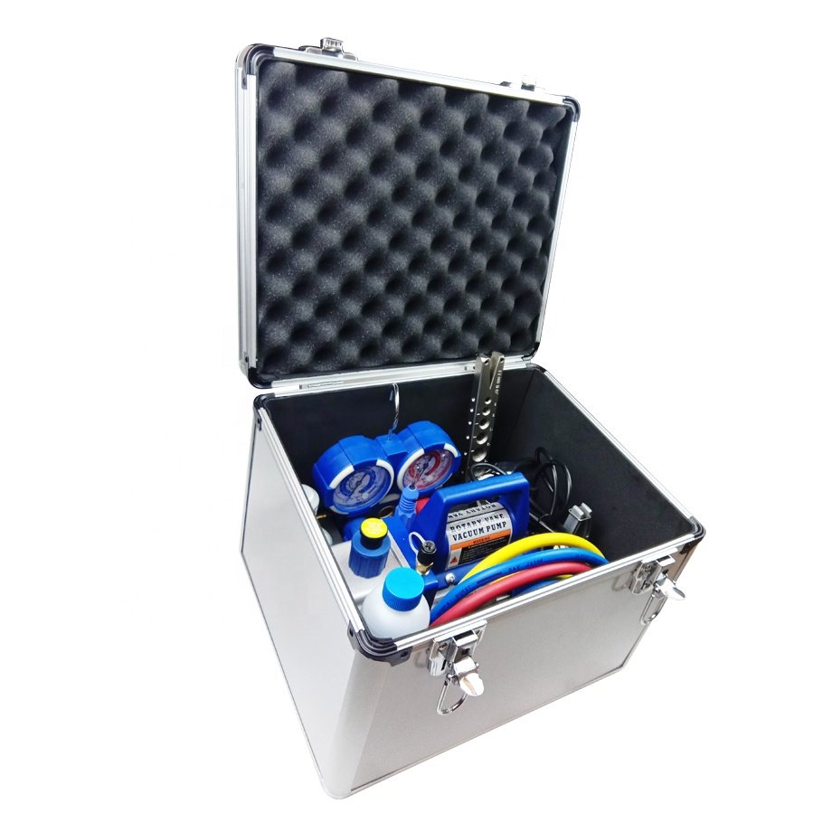 R32 Series Vacuum Pump Manifold Gauge Tube Expander Multifunctional Refrigeration Tools Kit FT-8B Air Conditioner Service Tools
