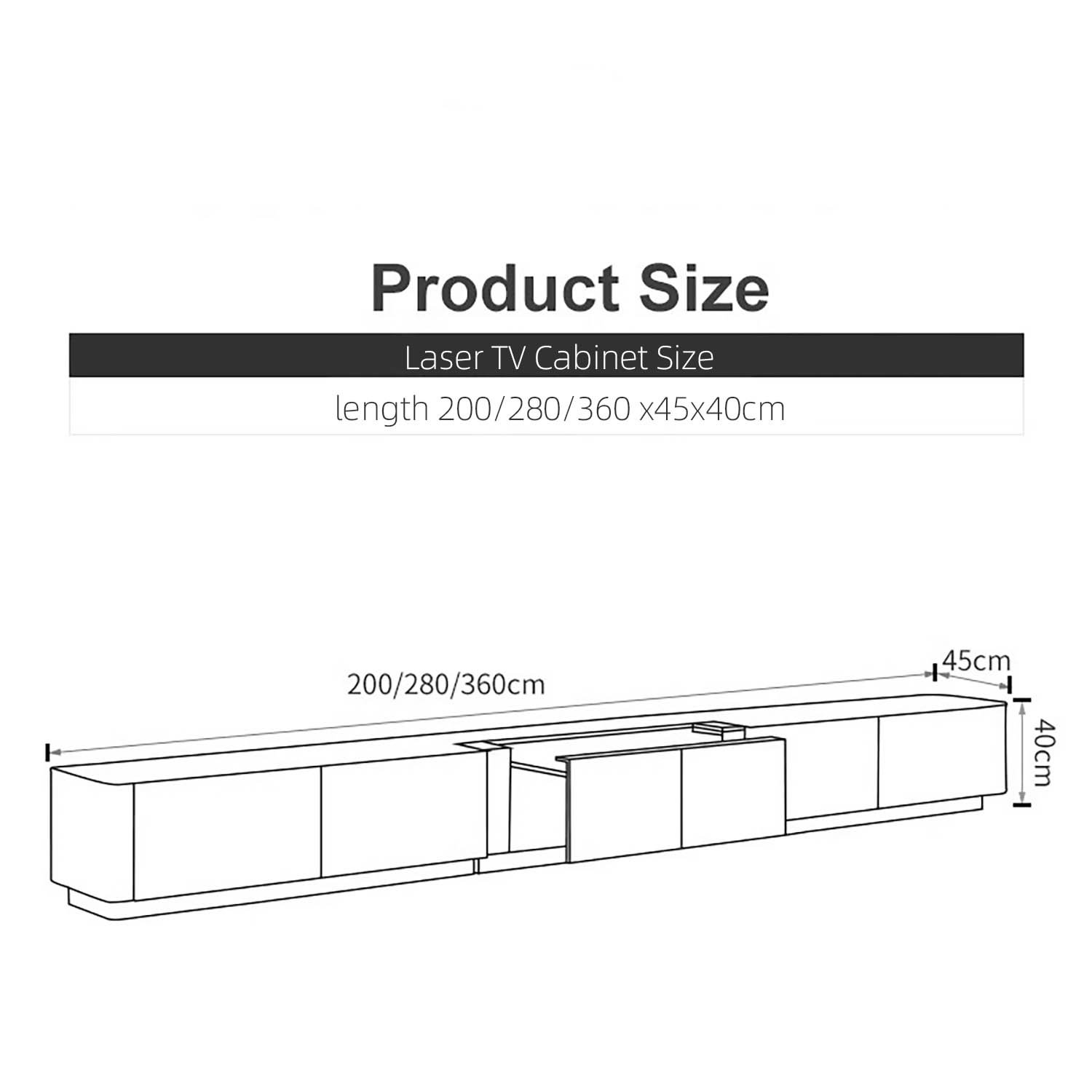 Yinzam Smart Electric UST Laser Projector TV Cabinet with Drawers for Home Theater Intelligent Projector TV Lift Floor Bracket