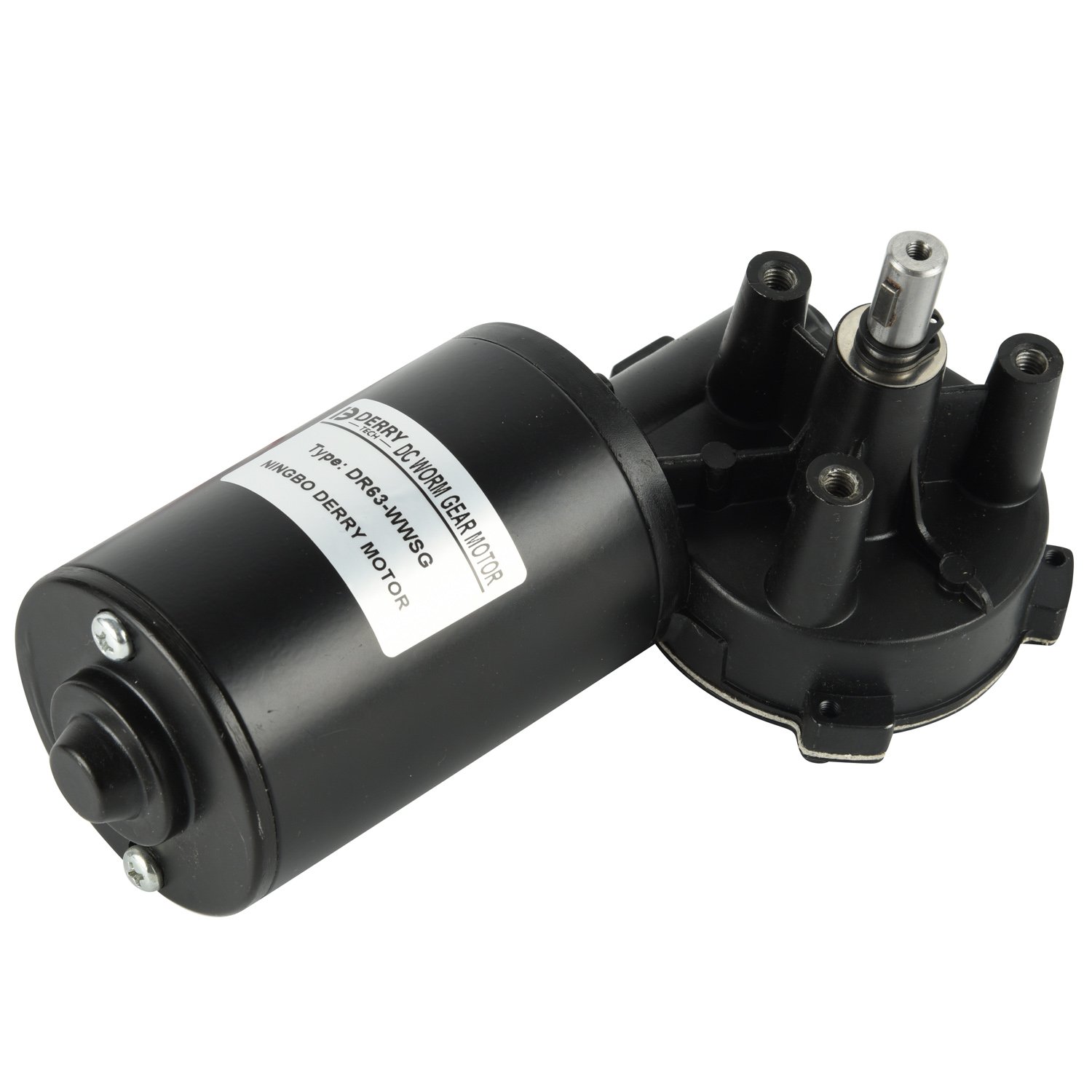 59mm 90 Degree Right Angle 24V 12V DC High Torque Bronze Worm Gear Motor for Garage Door