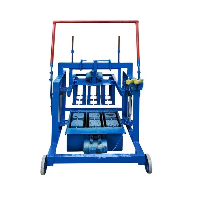 Australia Manual Small Diesel Vibrating Soil Hollow Cement Laying Block Concrete Brick Making Machine Price