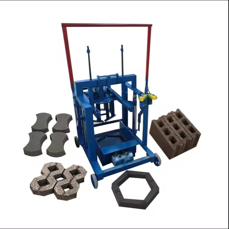 Australia Manual Small Diesel Vibrating Soil Hollow Cement Laying Block Concrete Brick Making Machine Price