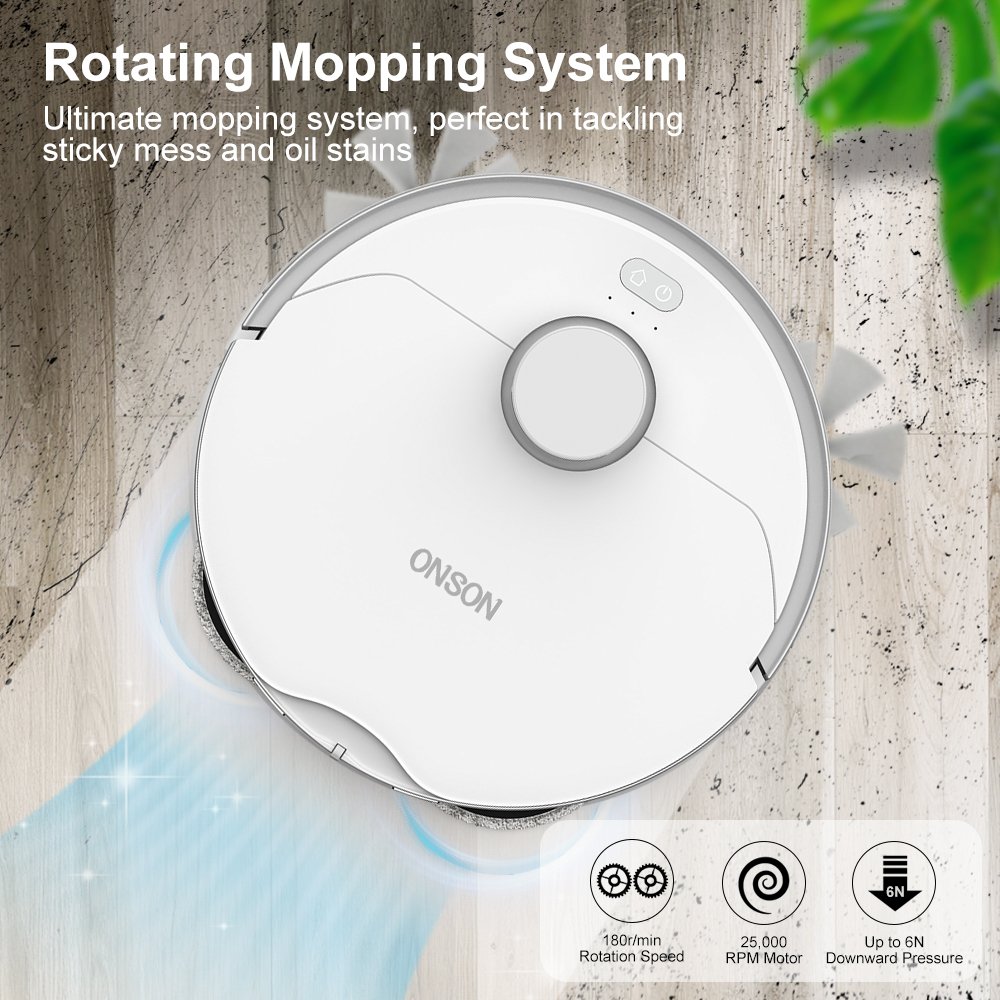 Pet Friendly Intelligent Automatic Cleaning Mopping Robot Smart Home Tuya App Sweeping Robotic Vacuum Cleaner