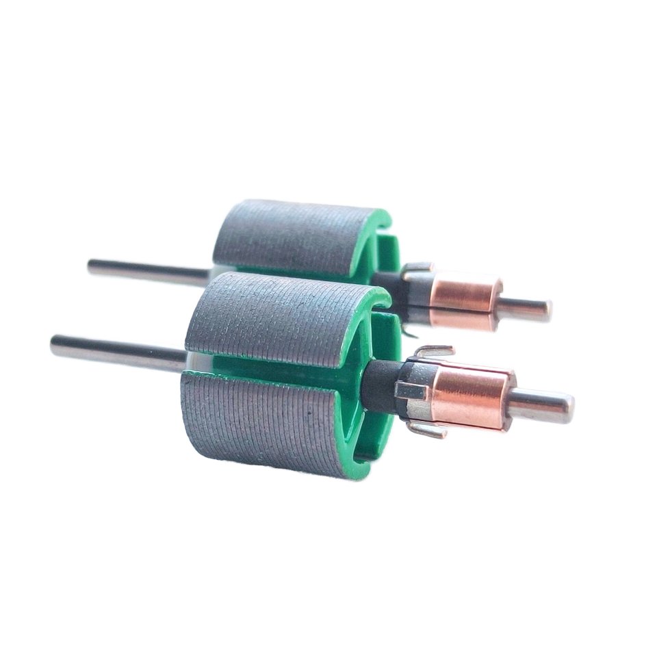 FK-130 Customizable High-Speed 72000rpm DC Motor Nickel Plated Can Slot Car with Neo Magnet Phenolic Comm"