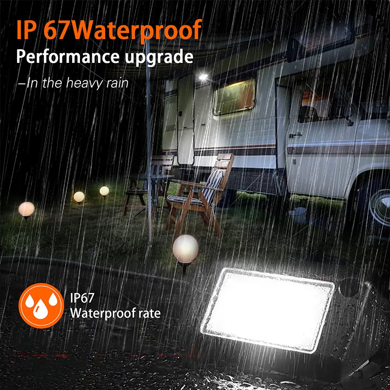 Factory Wholesale Aluminum 5 Inch 45w White Yellow Exterior Light Led Outdoor Camper Lights RV Porch Light for RV Trailer Camper