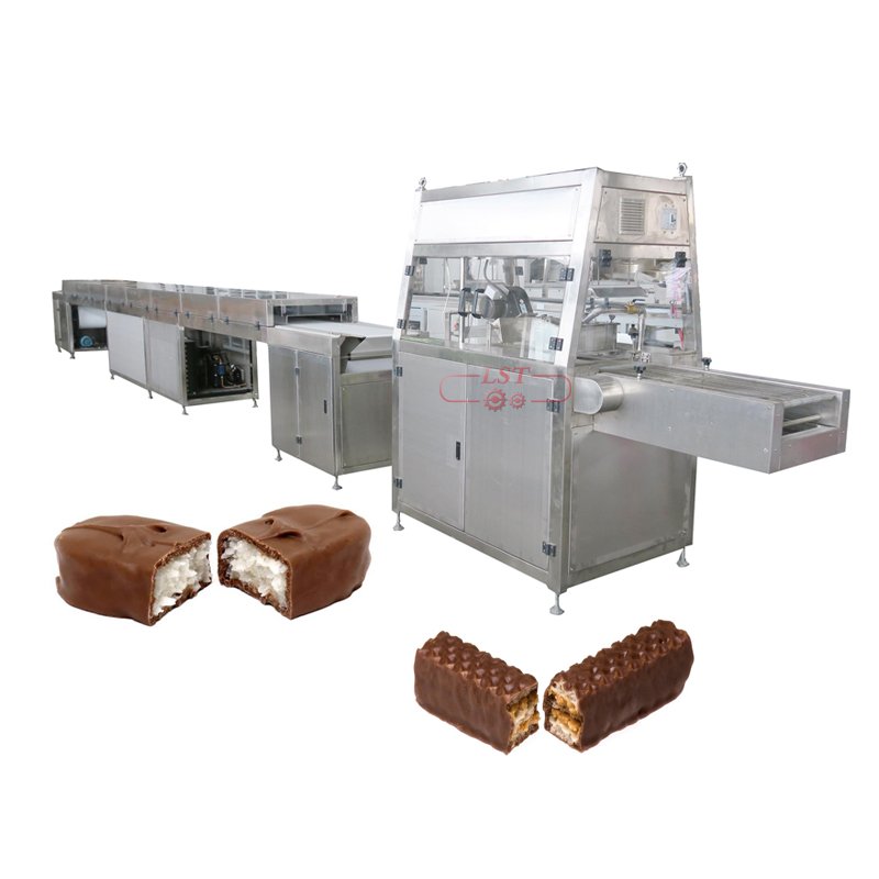 2019 New Different Capacity Auto Chocolate Sandwich Biscuit Enrobing Decorating Graland Machine