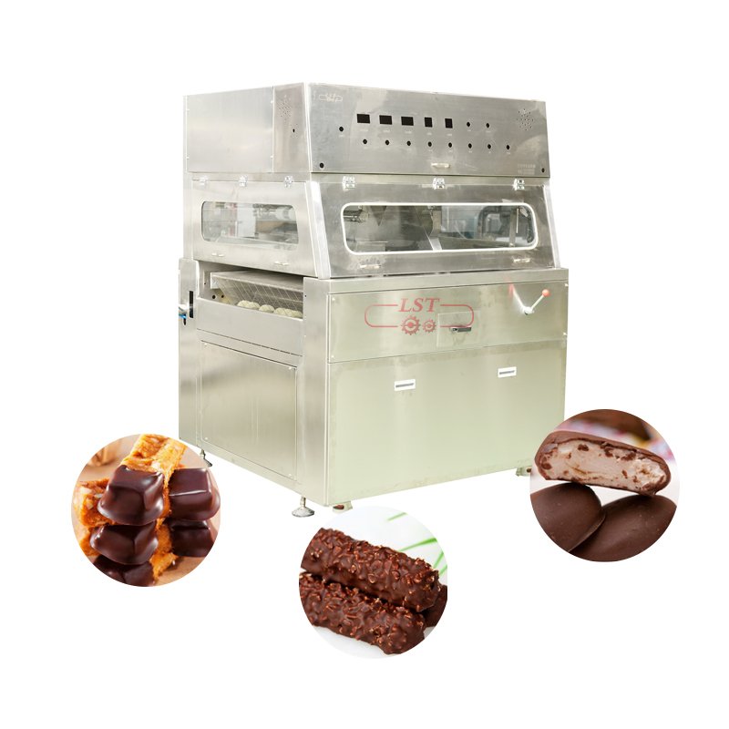 2019 New Different Capacity Auto Chocolate Sandwich Biscuit Enrobing Decorating Graland Machine