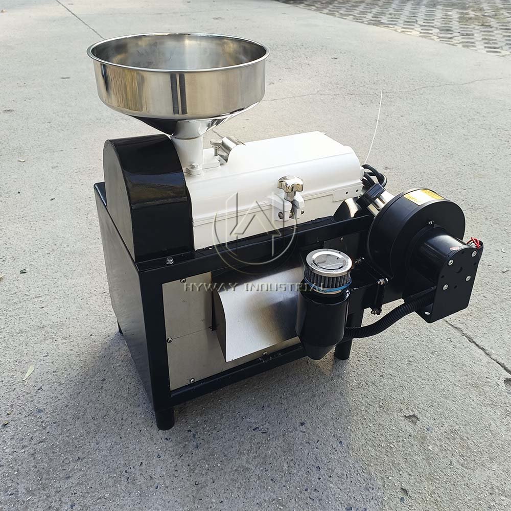 Hot Sell Best Quality HW-50kg/h Dry Coffee Bean Sheller Coffee Huller Peeling Machine Coffee Sheller Machine
