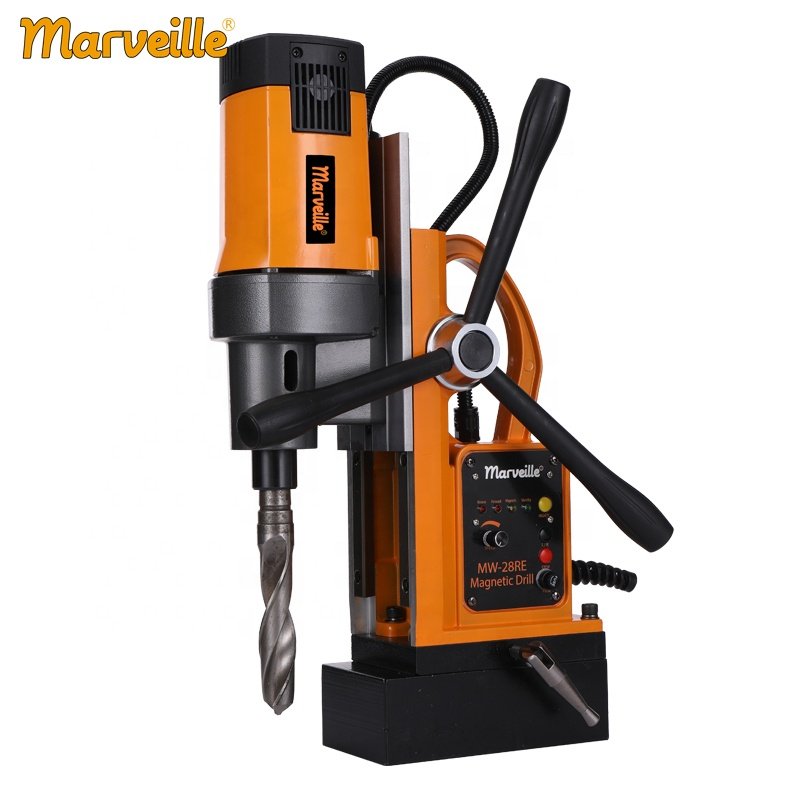 Marveille MW-25RE 25MM MT3 MT2 15500N High Quality Professional Fast Magnetic Drill Tap Machine Automatic 3 Speed Magnetic Drill