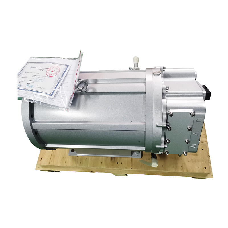 Air Cooled DC Automotive Motor IP67 20KW 540V DC 1400rpm Integrated Motor with CAN Bus Communication