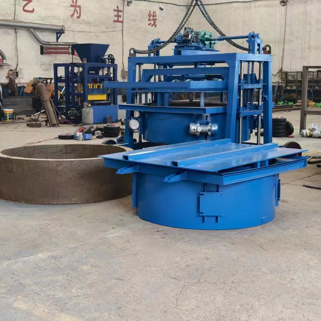 Customized Culvert Cement Well Round Ring Concrete Pipe Forming Machine S-Shaped V-Shaped Blocks