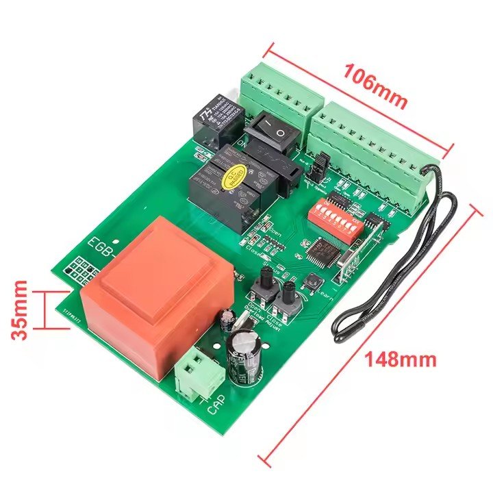 AC 220V / 110v Sliding Door Operator Sliding Gate Motor Particular Control Board for Auto Sliding Gate Opener
