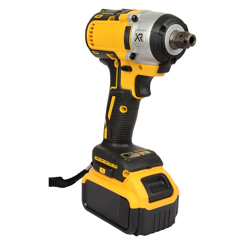 New Arrival 1/2in 350 N.M Lithium Battery Qualified Cordless Impact Wrench Brushless Motor Electric Wrench With Work Light