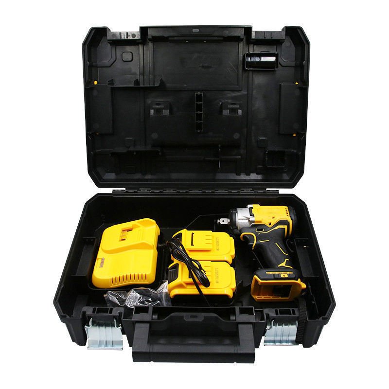 New Arrival 1/2in 350 N.M Lithium Battery Qualified Cordless Impact Wrench Brushless Motor Electric Wrench With Work Light