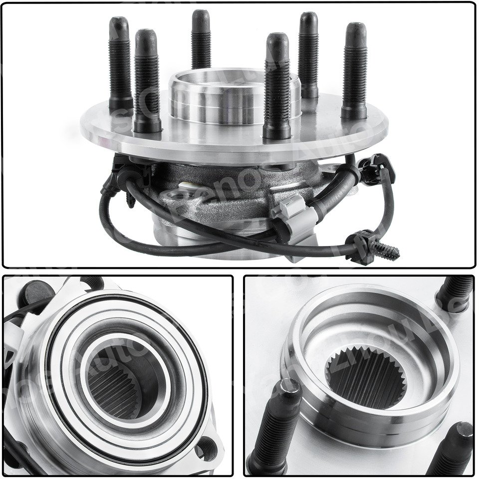 1x Front Wheel Bearing Hub Fit GMC Sierra Chevy Silverado Escalade Tahoe 6Lug