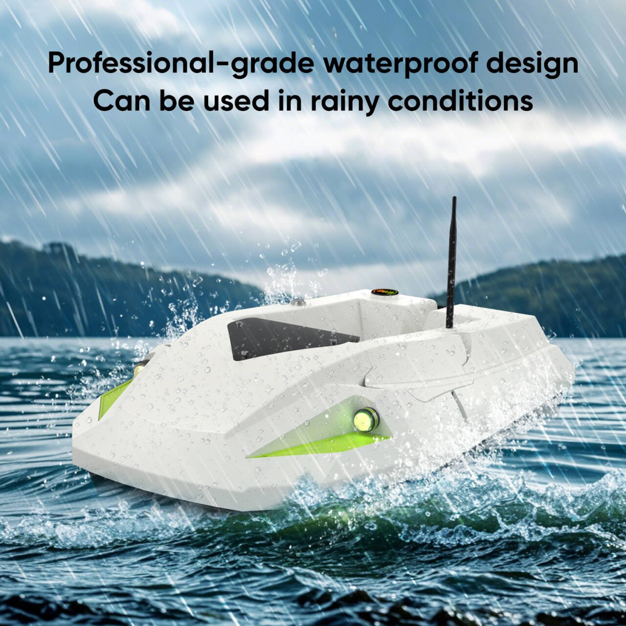 100 GPS Carp Fishing Bait Boat High Power at High Speeds with 2KG Load Remote Control RC for Fishing Product Bait Boats