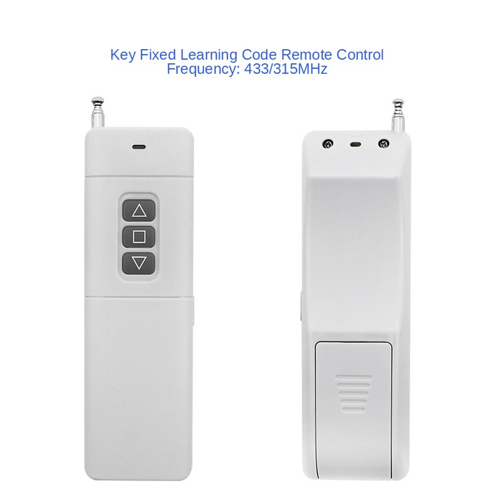 Long Range 433 Mhz Wireless RF Remote Control Switch EV1527 Learning Code Controller for Garage Door Gate Light Excellent Range