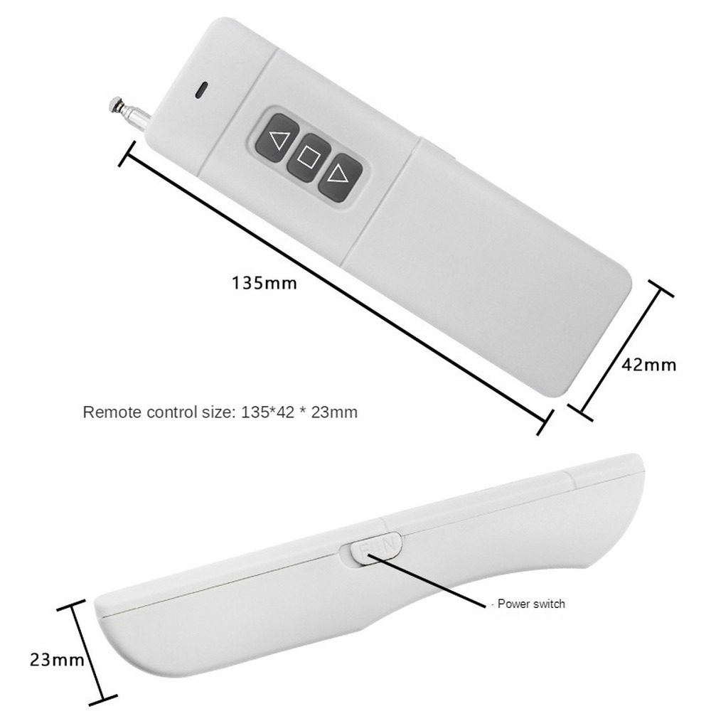 Long Range 433 Mhz Wireless RF Remote Control Switch EV1527 Learning Code Controller for Garage Door Gate Light Excellent Range