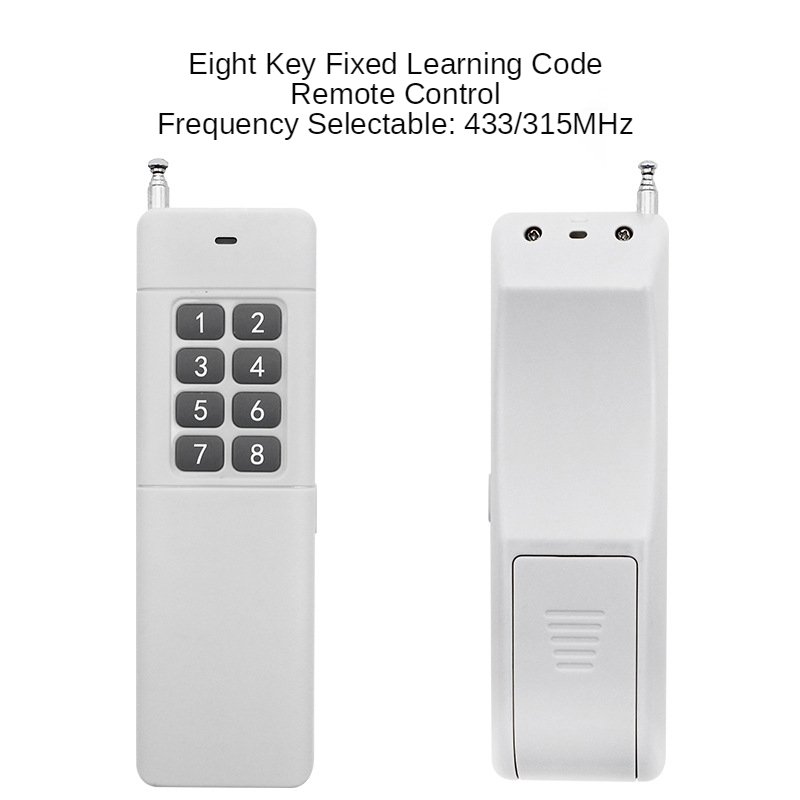 Long Range 433 Mhz Wireless RF Remote Control Switch EV1527 Learning Code Controller for Garage Door Gate Light Excellent Range