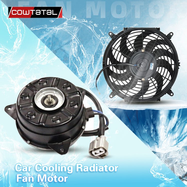 Cowtatal Auto Cooling Radiator Fan Motor for Toyota Nissan Mazda Hyundai Mitsubishi Chevrolet Ford Hyundai Kia Fan Motor