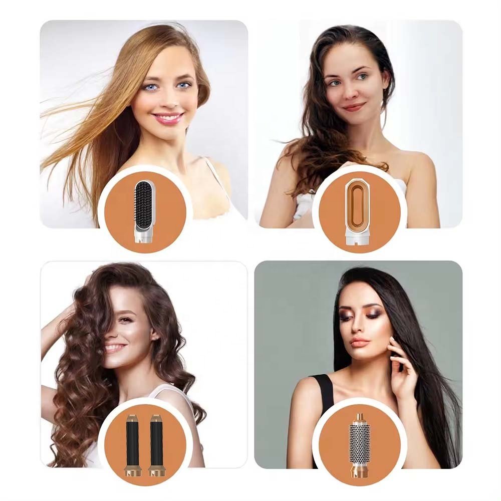 Factory Price 5 in 1 Blowout Hair Dryer Brush Hot Comb One Step Volumizer Hair Blow Dryer Brush Multi Styler