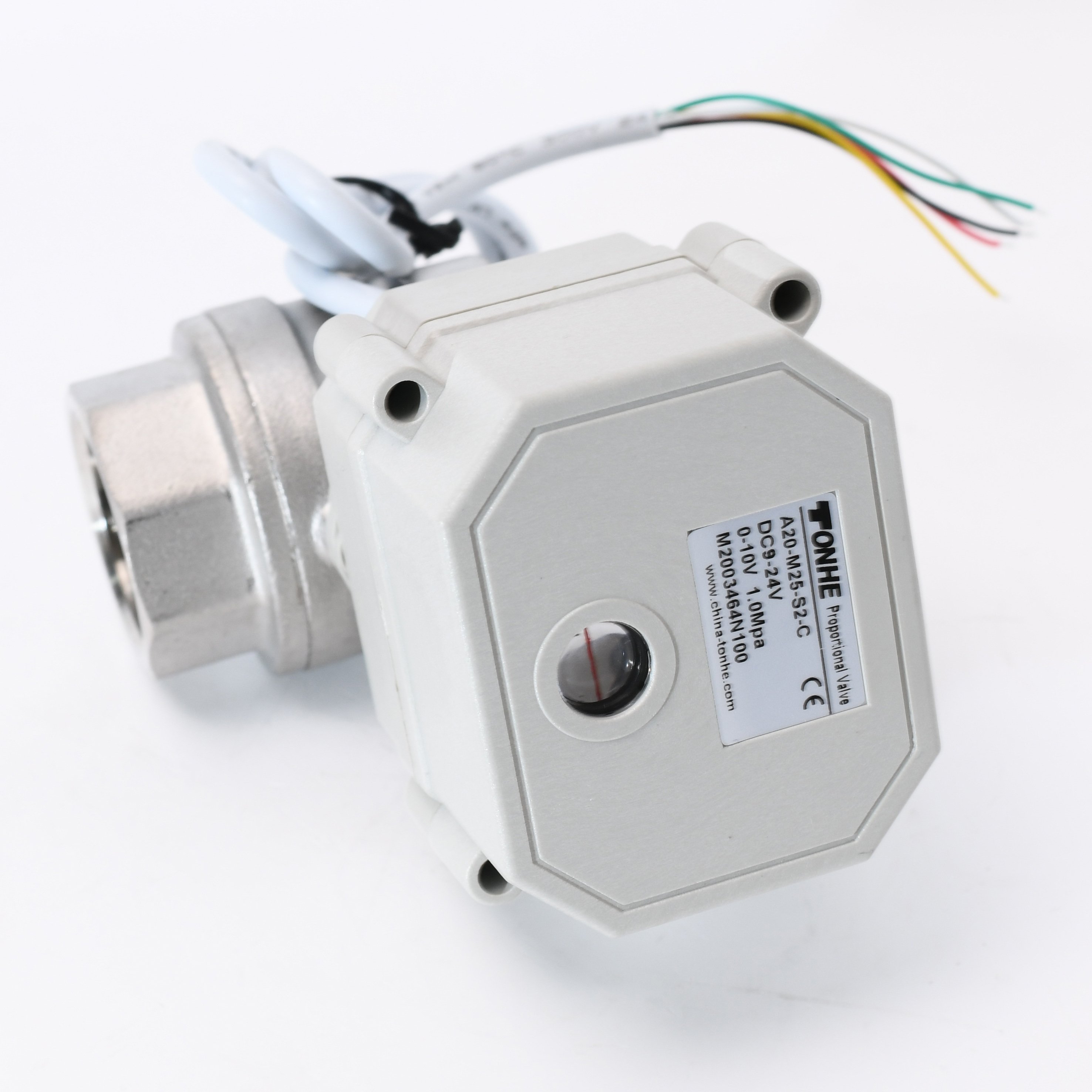 2 Way DN25 1" Inch CR04 5V/12V/24V Electric Shutoff Stainless Steel Valve with Auto Return for Hydrologic Cycle