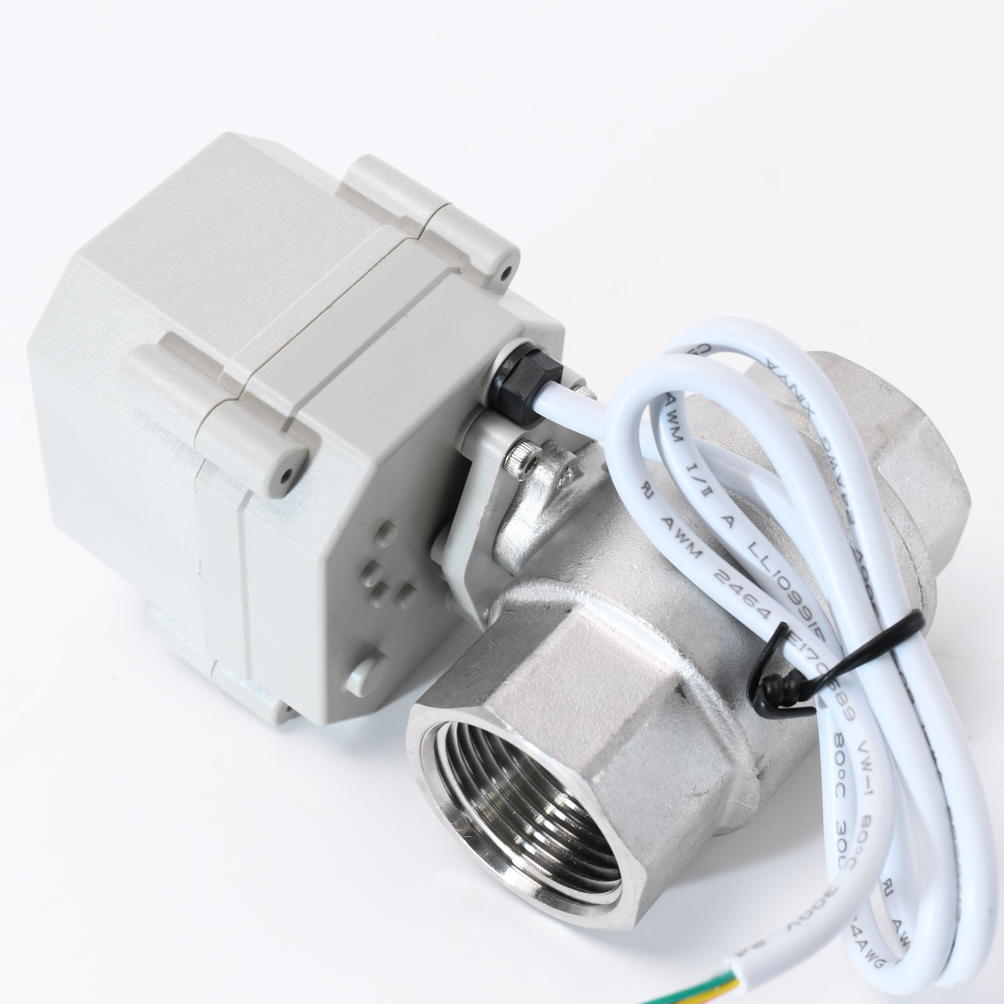 2 Way DN25 1" Inch CR04 5V/12V/24V Electric Shutoff Stainless Steel Valve with Auto Return for Hydrologic Cycle