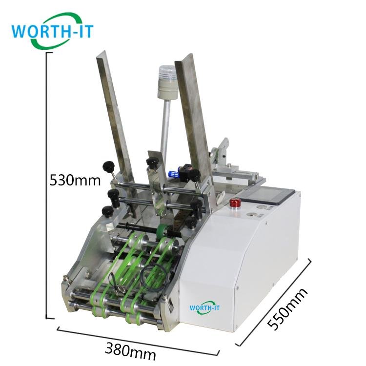 Auto Feeder Brand Card Instruction Batch Count Collators Auto Production Line Friction Feeder with Counting Function