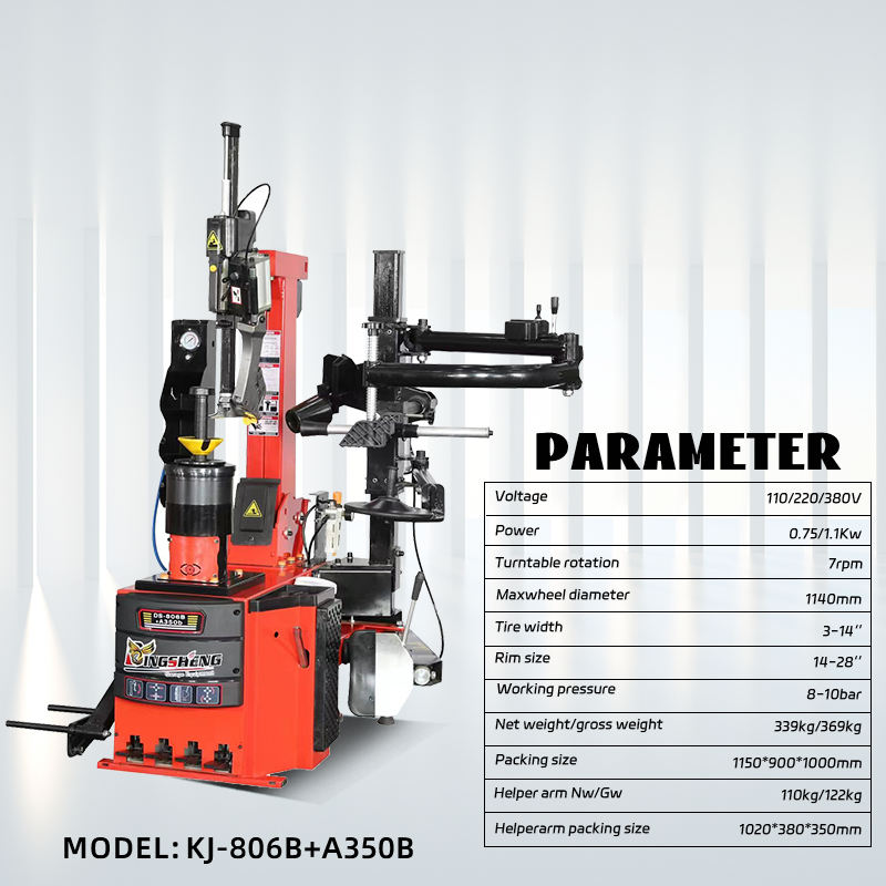 Direct Factory Selling Car Tyre Changer with Helper Arm Automatic Tire Removal Machine Fast Delivery