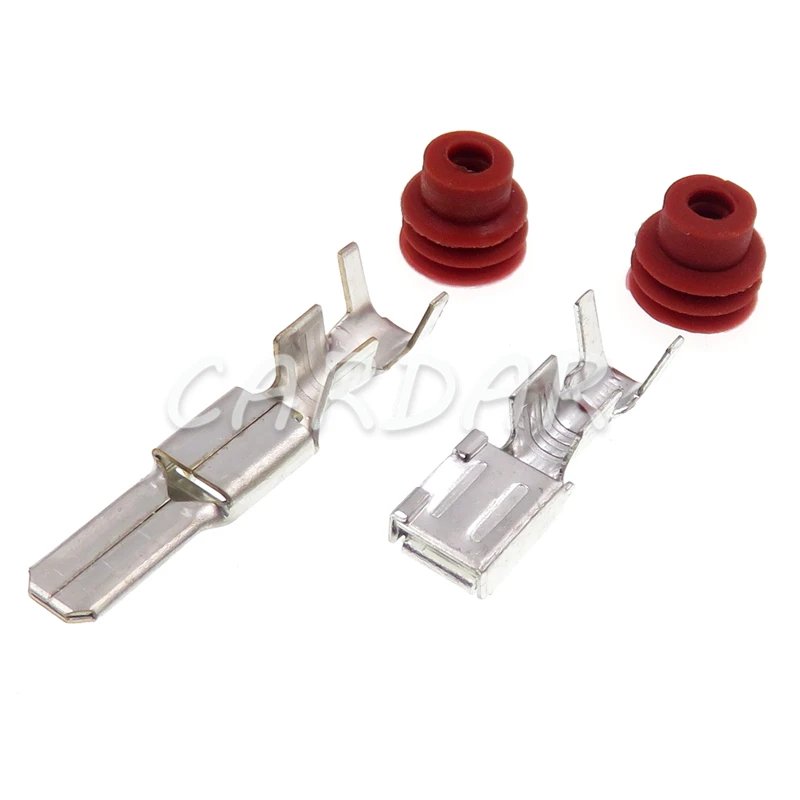 1 Set 1 Pin 4.8 Series Automotive and Motor Plug Wiring Cable Socket for Toyota Corolla 90980-11400 6189-0413