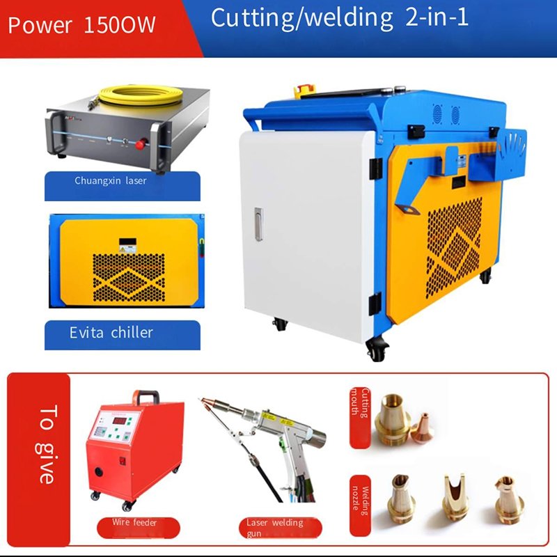 4 in 1 Laser Welder Welding Cutting Cleaning Rust Removal Weld Seam Cleaning Stainless Steel Sheet Profile Seam Metal Welder
