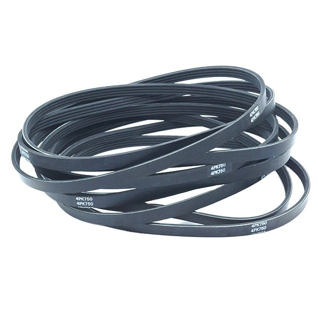 4pk Wholesale High Quality Auto Fan Belt Ribbed Belt 4pk750 for Power Transmission