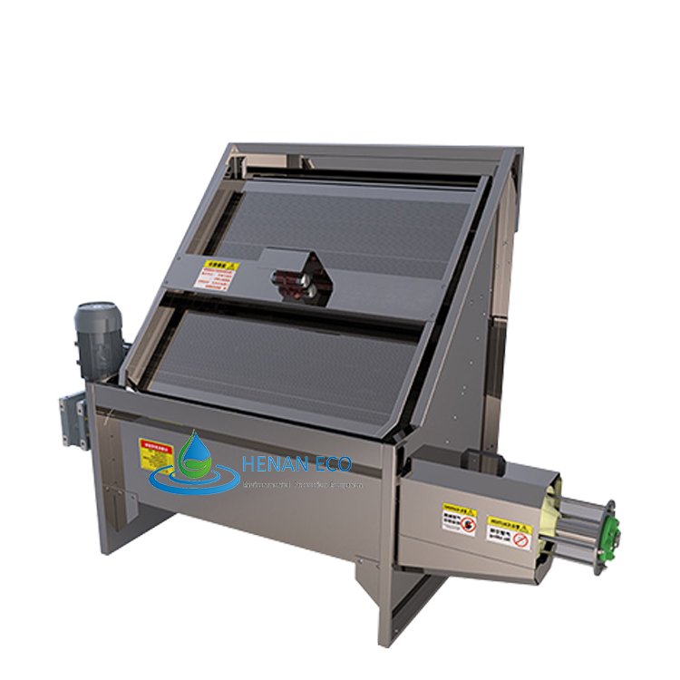Solid Liquid Separator Sewage Sludge Press Auto Dewatering Screw Press Sludge Machine