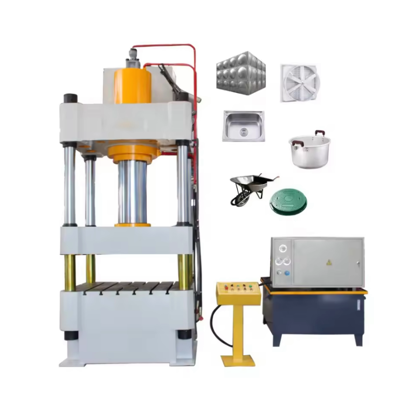 New Stainless Steel Cookware Manufacturing Machine for Kitchen Sink Press for Plant Manufacturing with PLC & Motor Pump Included